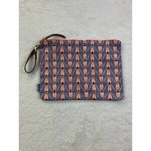 Stella & Dot Wristlet Clutch Zip Up Bag Colorful